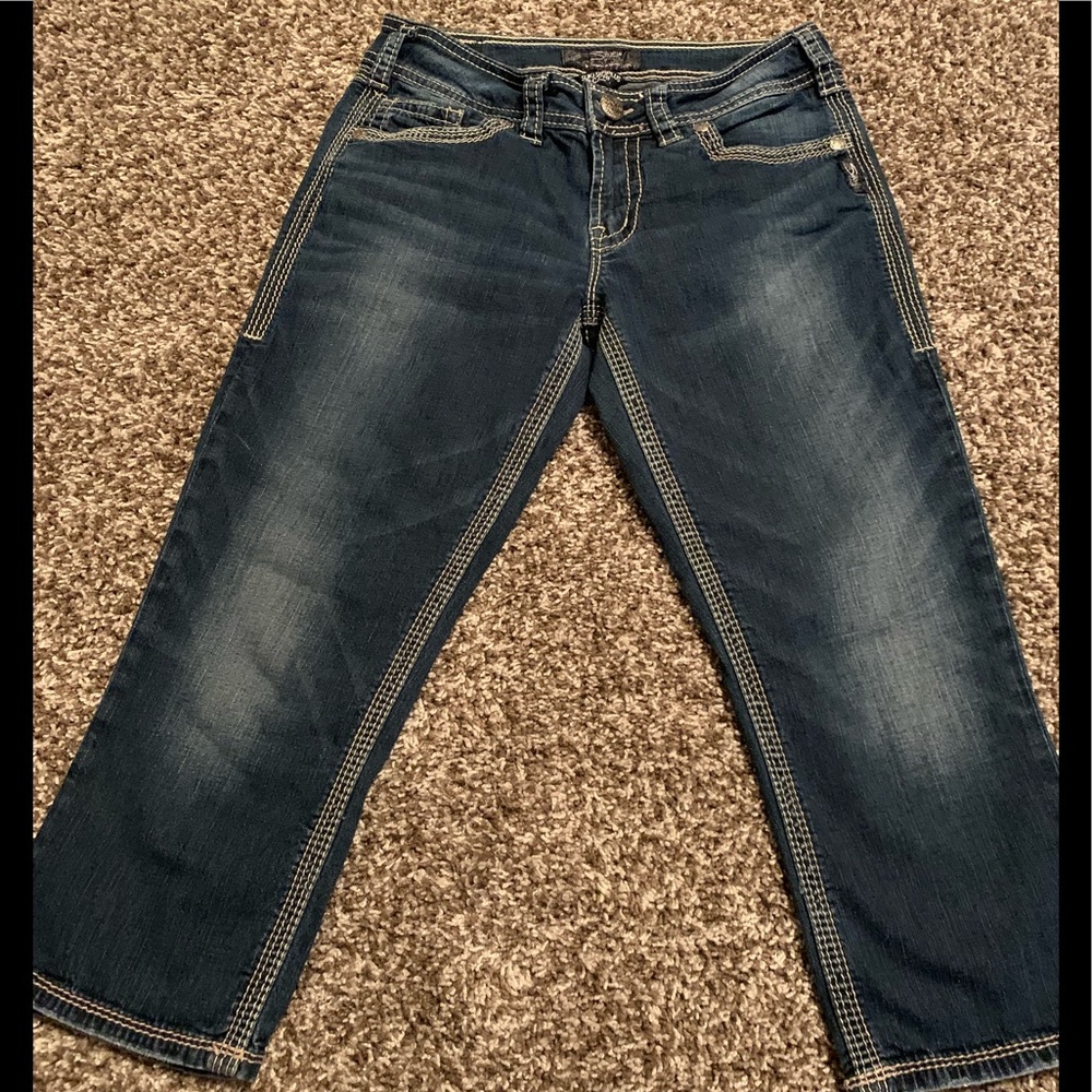 Silver Suki Surplus Capri